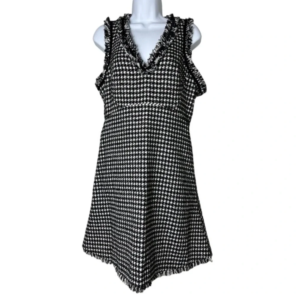Kate Spade houndstooth tweed dress
